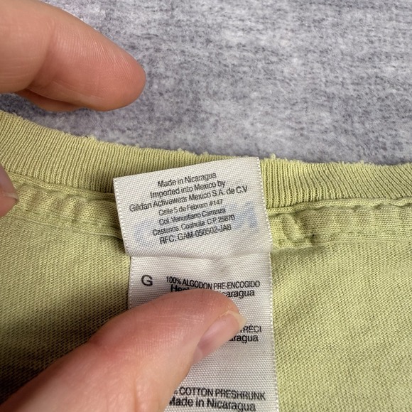 Sarah Evans Shirt Mens Large Yellow 2008 The Greatest Cities Tour Music Band - Picture 8 of 12